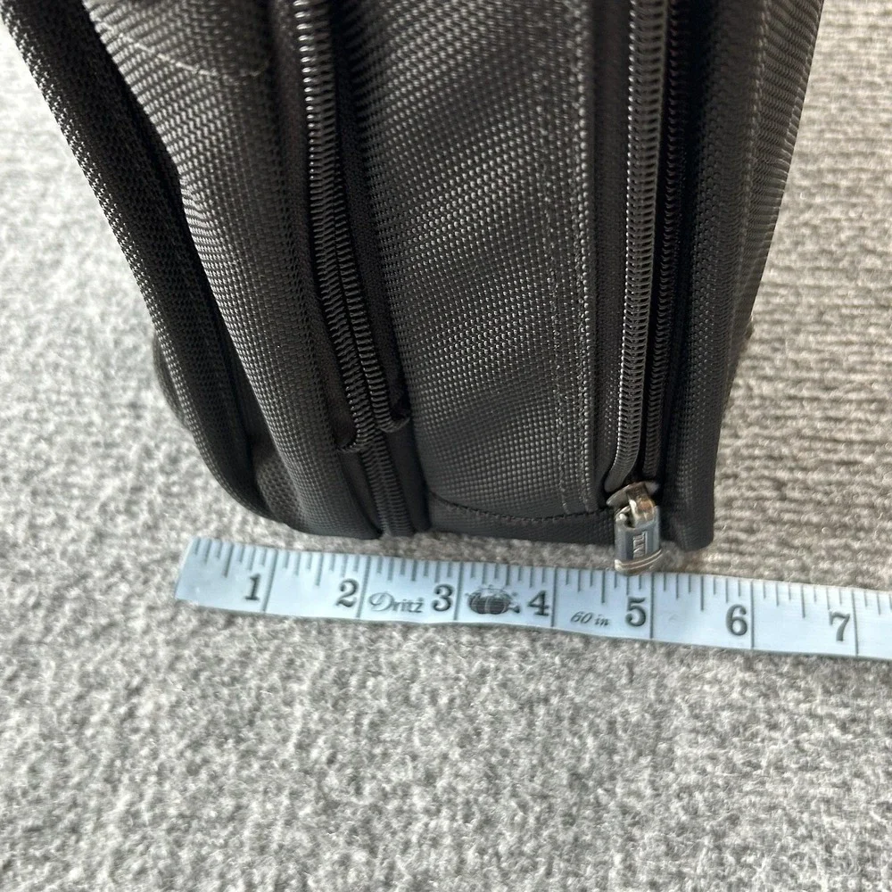 Tumi Laptop Bag Alpha Expandable Organizer Brief 26141D4 Black‎ Ballistic Nylon